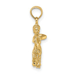 Gold 3D Zodiac Charm - Sagittarius