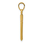 Hollow Cross Pendant - 14k Yellow Gold / Standard / 25x12mm