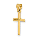 Hollow Cross Pendant - 14k Yellow Gold / Standard / 25x12mm