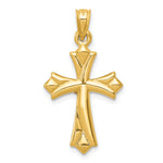 Gold Crucifix Pendant - 14k Yellow Gold