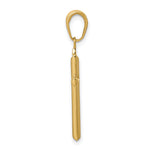 Gold Latin Cross Pendant - 14k Yellow Gold / Large / 28x12mm