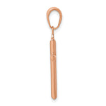 Gold Latin Cross Pendant - 14k Rose Gold / Large / 28mm