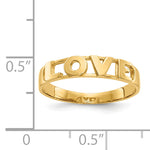 14k LOVE Ring