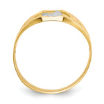 Men's Eagle Ring - 14k Gold with White Rhodium