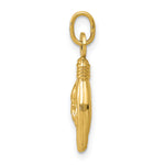 Gold Polished Sign Language Pendant - 14k Yellow Gold