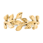 Gold Polished Vine Ring - 14k Yellow Gold