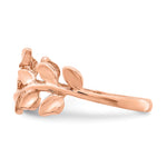 Gold Polished Vine Ring - 14k Rose Gold