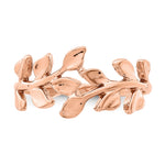 Gold Polished Vine Ring - 14k Rose Gold