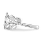 Gold Polished Vine Ring - 14k White Gold