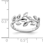 Gold Polished Vine Ring - 14k White Gold