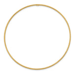 Gold Diamond-cut Slip-on Bangle - 14k Yellow Gold