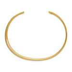 14k Yellow Gold 18.5mm Polished Cuff Bangle Bracelet, view 2