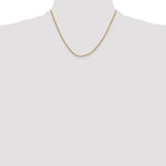 Gold (10K & 14K) Semi-Solid Diamond-Cut Rope Chain - 14k Yellow Gold / 18 in / 2 mm