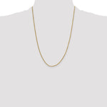Gold (10K & 14K) Semi-Solid Diamond-Cut Rope Chain - 14k Yellow Gold / 24 in / 2 mm