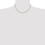 Gold (10K & 14K) Semi-Solid Diamond-Cut Rope Chain - 14k Yellow Gold / 16 in / 2.25 mm