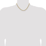 Gold (10K & 14K) Semi-Solid Diamond-Cut Rope Chain - 14k Yellow Gold / 16 in / 3.5 mm