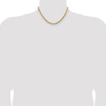 Gold (10K & 14K) Semi-Solid Diamond-Cut Rope Chain - 14k Yellow Gold / 16 in / 4 mm