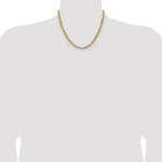 Gold (10K & 14K) Semi-Solid Diamond-Cut Rope Chain - 14k Yellow Gold / 18 in / 4.9 mm
