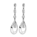Diamond Earring Jackets - 14k White Gold