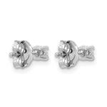 Round Lab Grown Diamond 4-Prong Studs - 14k White Gold / 1/8 ctw. / VS/SI+ G+