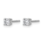 Round Lab Grown Diamond 4-Prong Studs - 14k White Gold / 1/4 ctw. / VS/SI+ G+