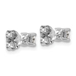 Round Lab Grown Diamond 4-Prong Studs - 14k White Gold / 1/4 ctw. / VS/SI+ G+