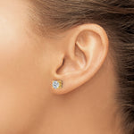 Round Lab Grown Diamond 4-Prong Studs - 14k Yellow Gold / 1-1/2 ctw. / VS+ F+