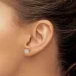 Round Lab Grown Diamond 4-Prong Studs with Screw Backs - 14k Yellow Gold / 1-1/2 ctw. / VS/SI+ G+ Certified