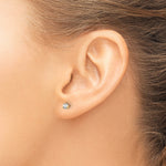 Lab Grown Diamond Gold 3-Prong Solitaire Earrings - 14k Yellow Gold / 1/5 ctw. / VS+ F+