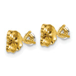 Lab Grown Diamond Gold 3-Prong Solitaire Earrings - 14k Yellow Gold / 1/3 ctw. / VS/SI+ G+