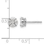 Gold Lab Grown Diamond Earrings - 1/2 ctw.