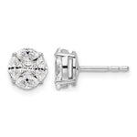 Gold Lab Grown Diamond Earrings - 1 ctw.