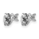 Princess Lab Grown Diamond Studs - 14k White Gold / 1/4 ctw. / VS+ F+