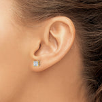 Princess Lab Grown Diamond Studs - 14k Yellow Gold / 1-1/2 ctw. / VS+ F+