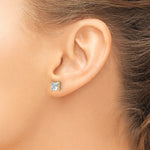Princess Lab Grown Diamond Studs - 14k Yellow Gold / 2 ctw. / VS/SI+ G+