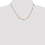 Gold (10K & 14K) Flat Beveled Curb Chain - 14k Yellow Gold / 18 in / 2.2 mm