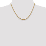 Gold (10K & 14K) Flat Beveled Curb Chain - 14k Yellow Gold / 18 in / 2.9 mm