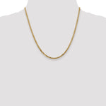 Gold (10K & 14K) Flat Beveled Curb Chain - 14k Yellow Gold / 20 in / 2.9 mm