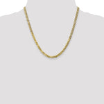 Gold (10K & 14K) Flat Beveled Curb Chain - 14k Yellow Gold / 20 in / 4.75 mm
