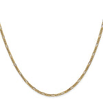 Gold (10K & 14K) Flat Figaro Chain Bracelet - 14k Yellow Gold / 7 in / 1.8 mm