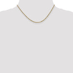 Gold (10K & 14K) Flat Figaro Chain Bracelet - 14k Yellow Gold / 7 in / 1.8 mm