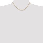 Gold (10K & 14K) Flat Figaro Chain - 14k Yellow Gold / 16 in / 2.25 mm