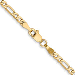 Gold (10K & 14K) Flat Figaro Chain - 14k Yellow Gold / 16 in / 2.75 mm