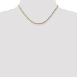 Gold (10K & 14K) Flat Figaro Chain - 14k Yellow Gold / 16 in / 2.75 mm