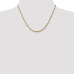 Gold (10K & 14K) Flat Figaro Chain - 14k Yellow Gold / 18 in / 2.75 mm