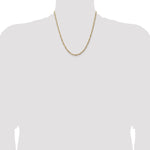 Gold (10K & 14K) Flat Figaro Chain - 14k Yellow Gold / 20 in / 3 mm