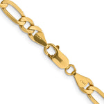 Gold (10K & 14K) Flat Figaro Chain - 14k Yellow Gold / 18 in / 6.25 mm