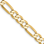 Gold (10K & 14K) Flat Figaro Chain - 14k Yellow Gold / 18 in / 6.25 mm