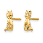 14k Madi K Cat Post Earrings