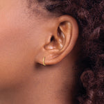 Madi K® Endless Hoop Earrings - 14k Yellow Gold / 1 mm / 9 mm, Standard